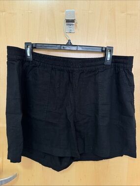 J. Crew Black Casual Elastic-Waist Shorts